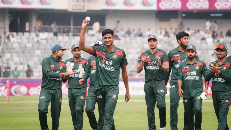 নাহিদের গতি ও তানজিদ ঝড়ে পাকিস্তানকে উড়িয়ে দিল বাংলাদেশ